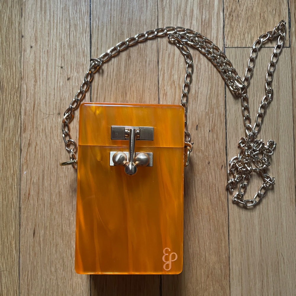 Edit Parker x Lord Jones orange mini bag